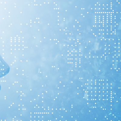 AI robot blue technology concept image