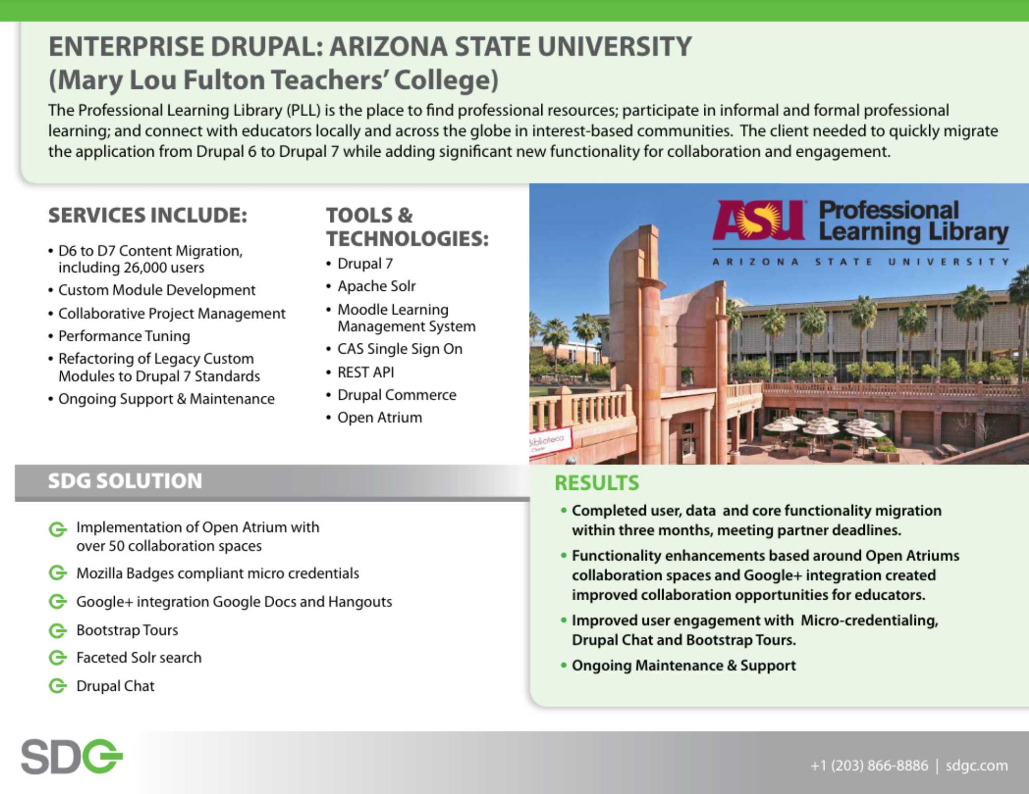 Enterprise Drupal Arizona State University Migration Case Study Image