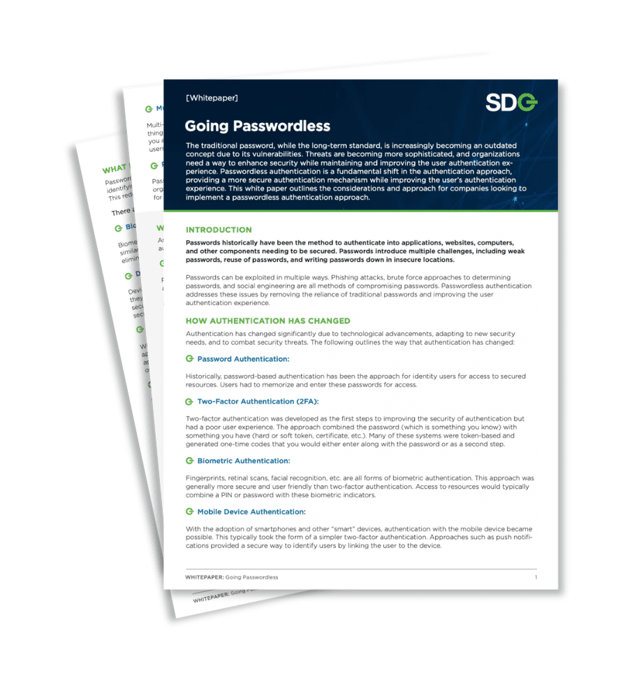 Going Passwordless White Paper
