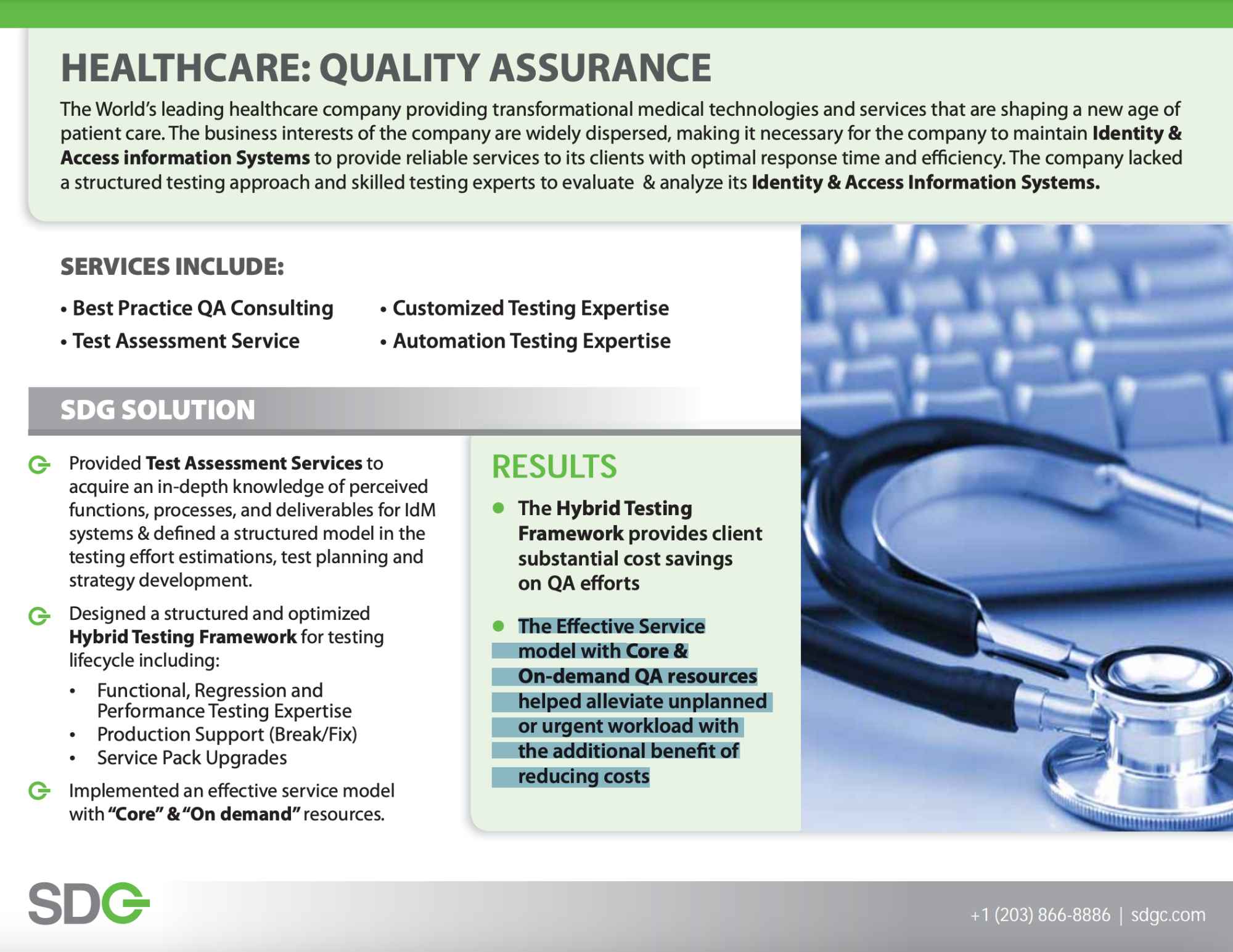 Healthcare QA Case Study Image