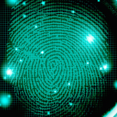 Identity security IGA fingerprint concept
