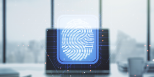 Identity security concept fingerprint