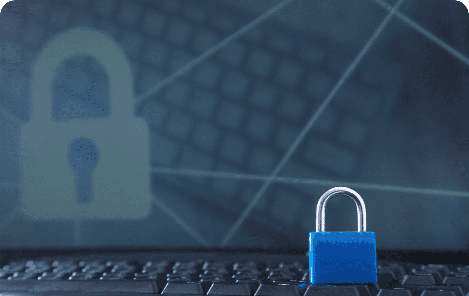 Security lock laptop keyboard